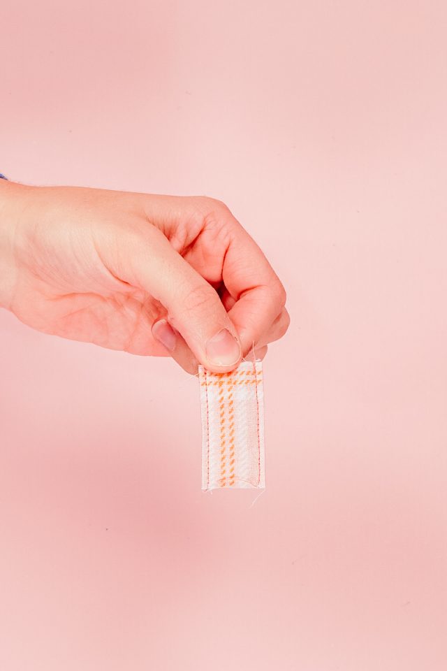 sew tab for cotton heart