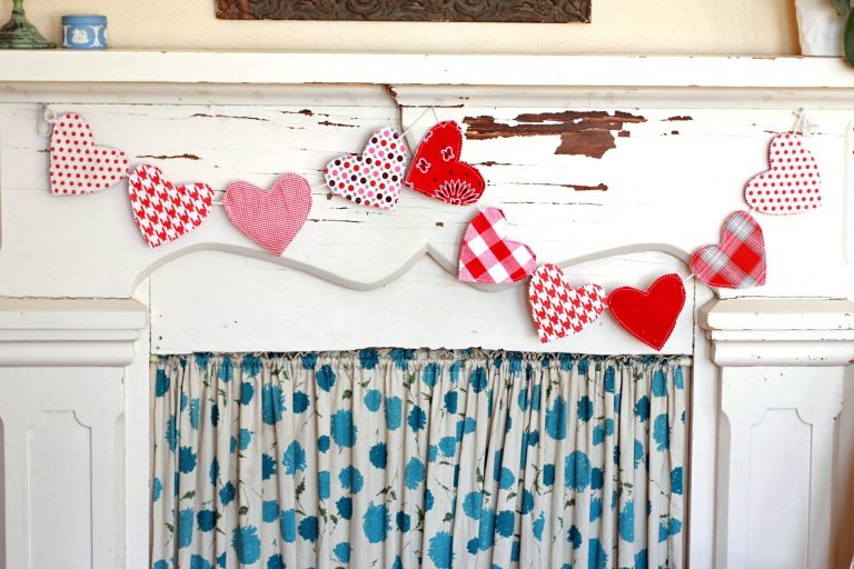 heart garland tutorial