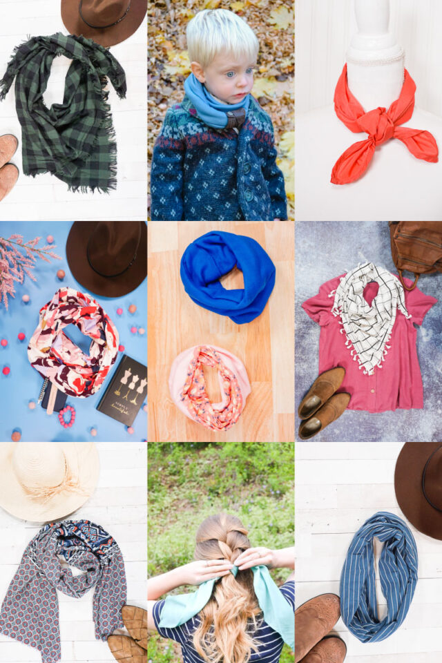 10 ways to sew a scarf