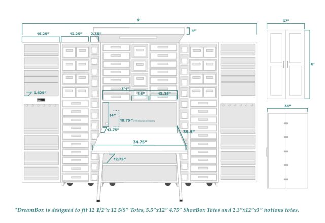 dreambox dimensions