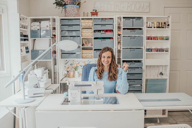 sewing room sew station