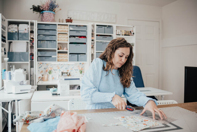 sewing room cutting table