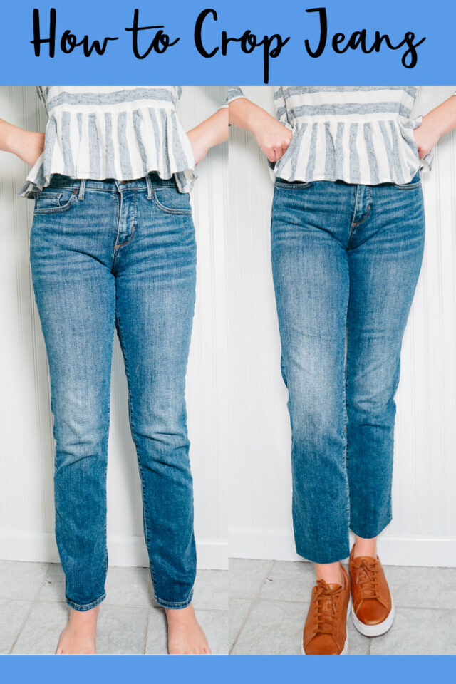 How to Crop Jeans