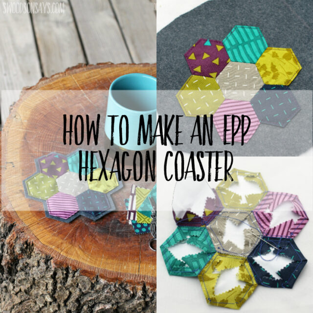 make an epp hexagon coaster