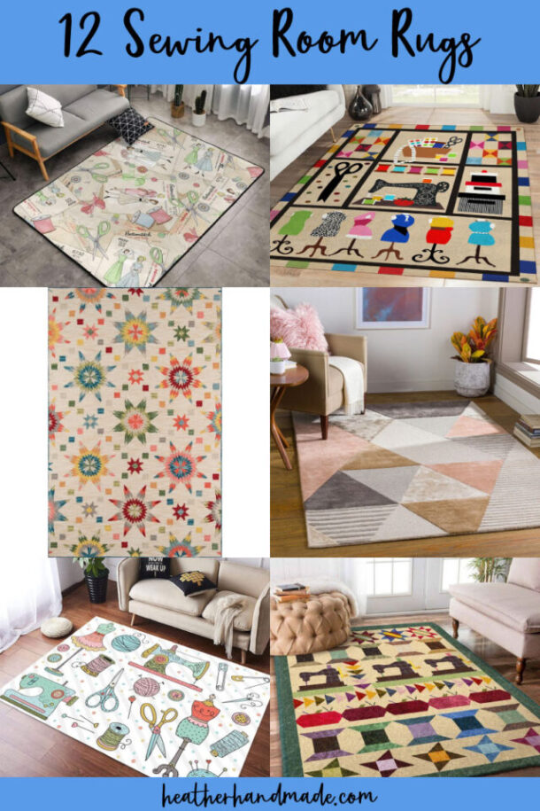 12 Sewing Room Rugs • Heather Handmade