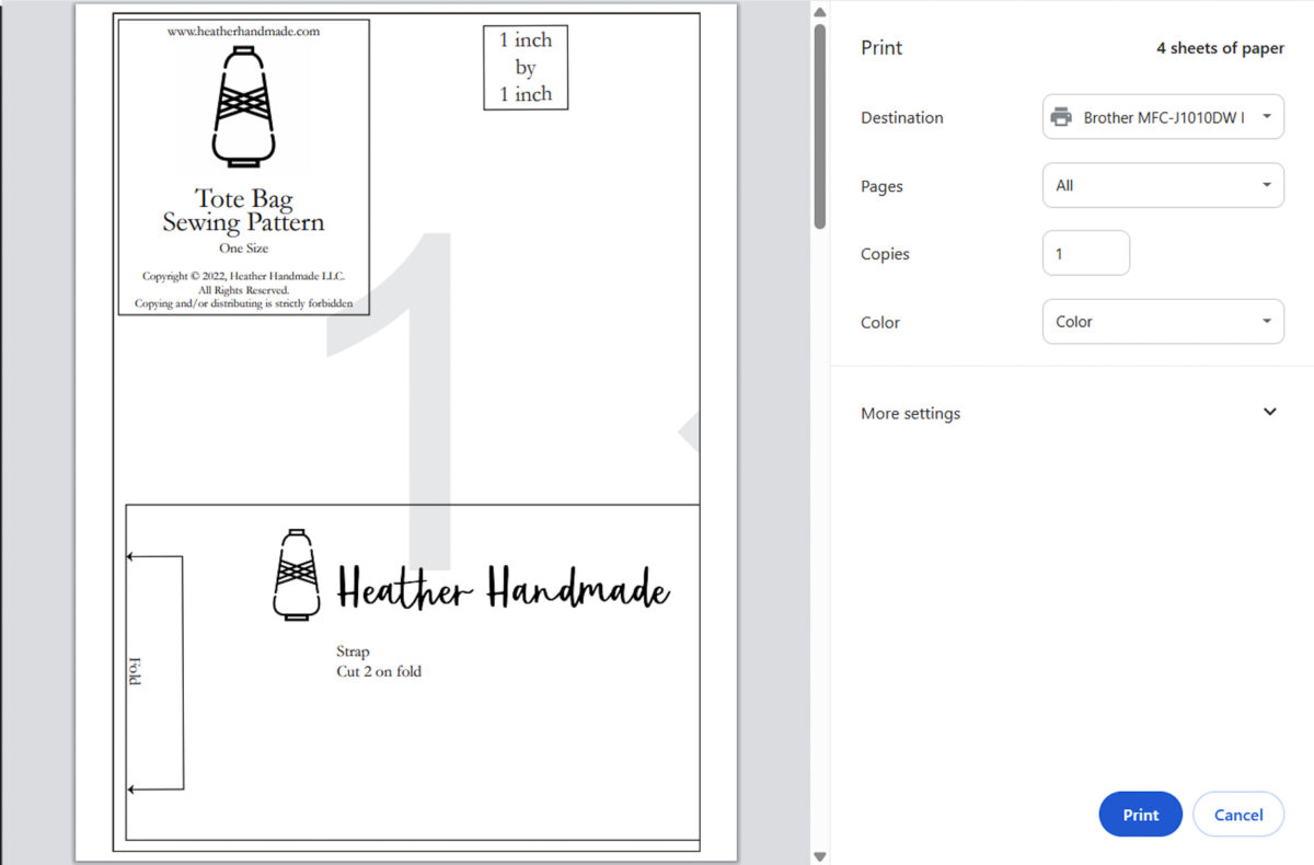 How to Use a PDF Sewing Pattern