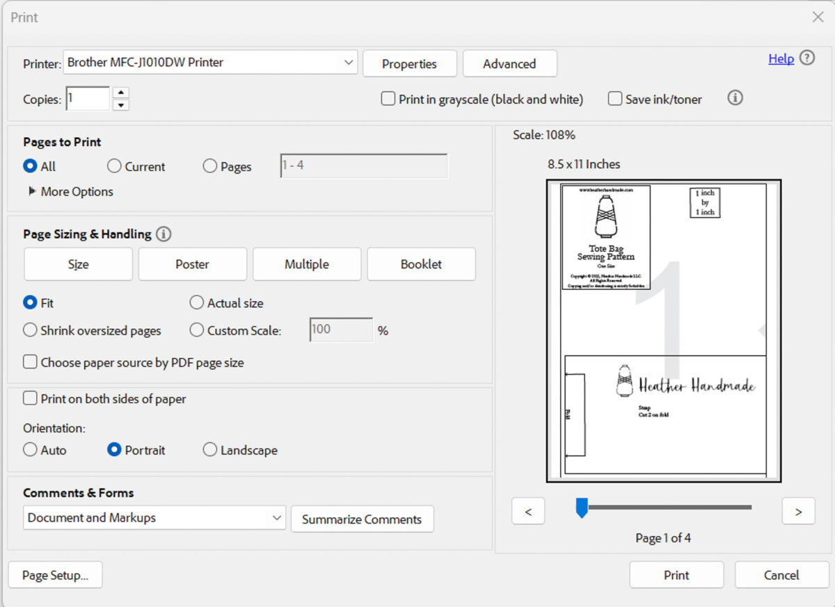 print dialogue pdf sewing pattern