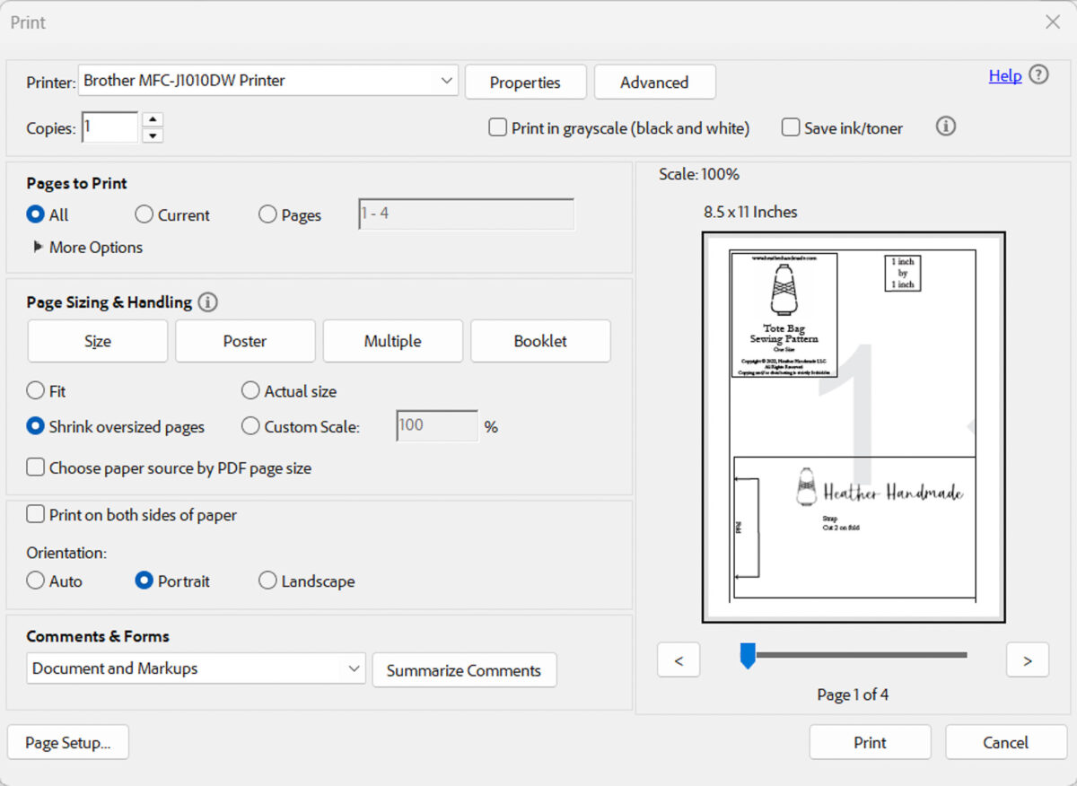 print dialogue pdf sewing pattern