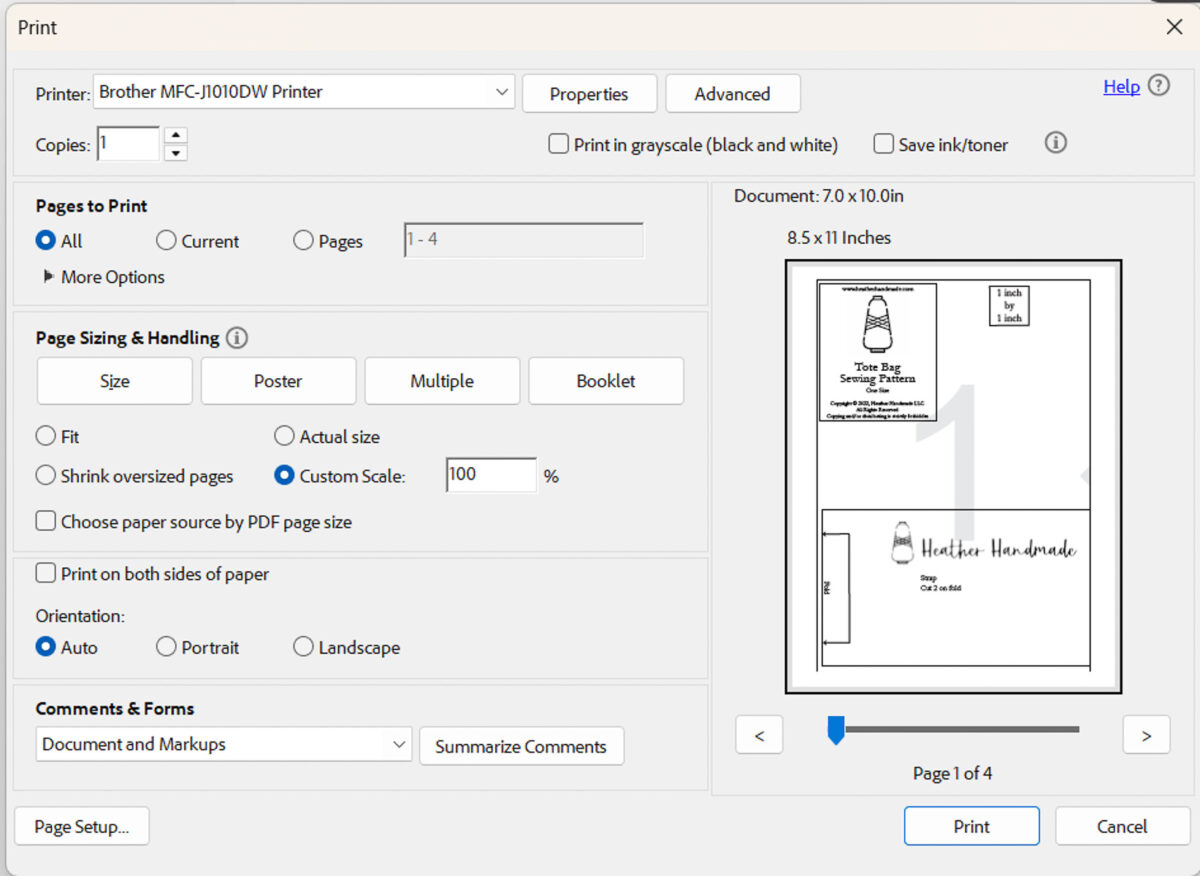 How to Use a PDF Sewing Pattern