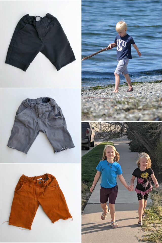 upcycle kid clothes to last longer