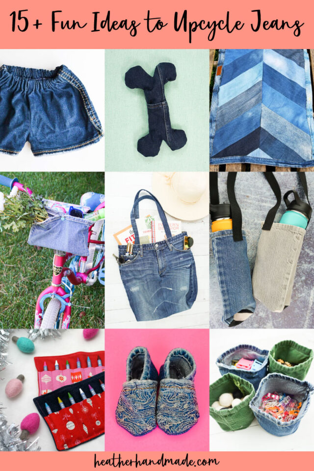 17 Fun Ideas to Upcycle Jeans