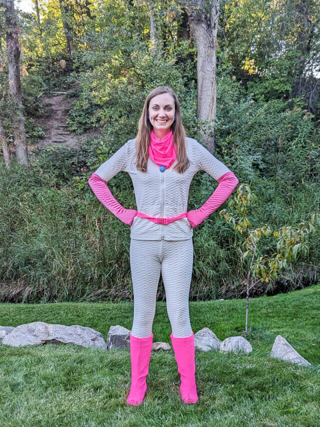 DIY Princess Peach Motorcycle Costume