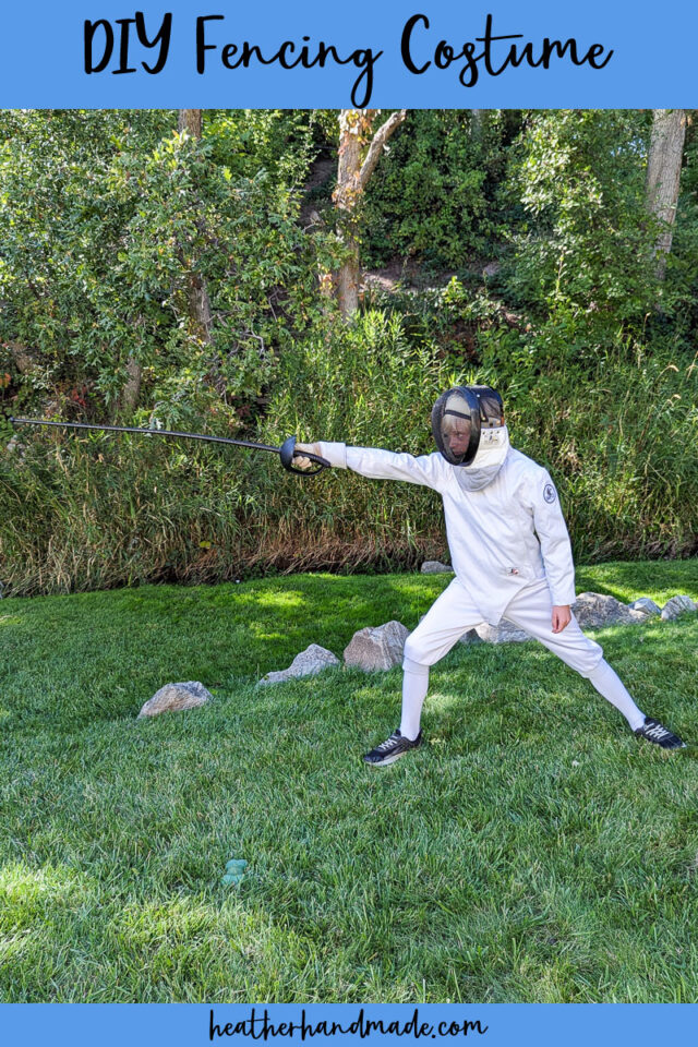 DIY fencing costume