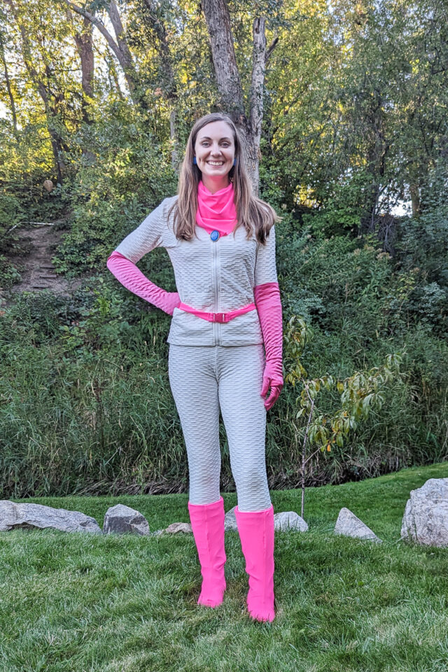 DIY Princess Peach Motorcycle Costume