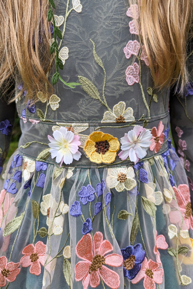 diy mother earth costume belt detail