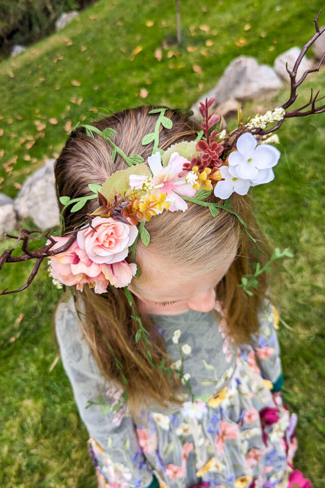 diy mother earth costume headband