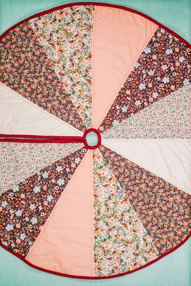 Christmas Tree Skirt Sewing Pattern • Heather Handmade