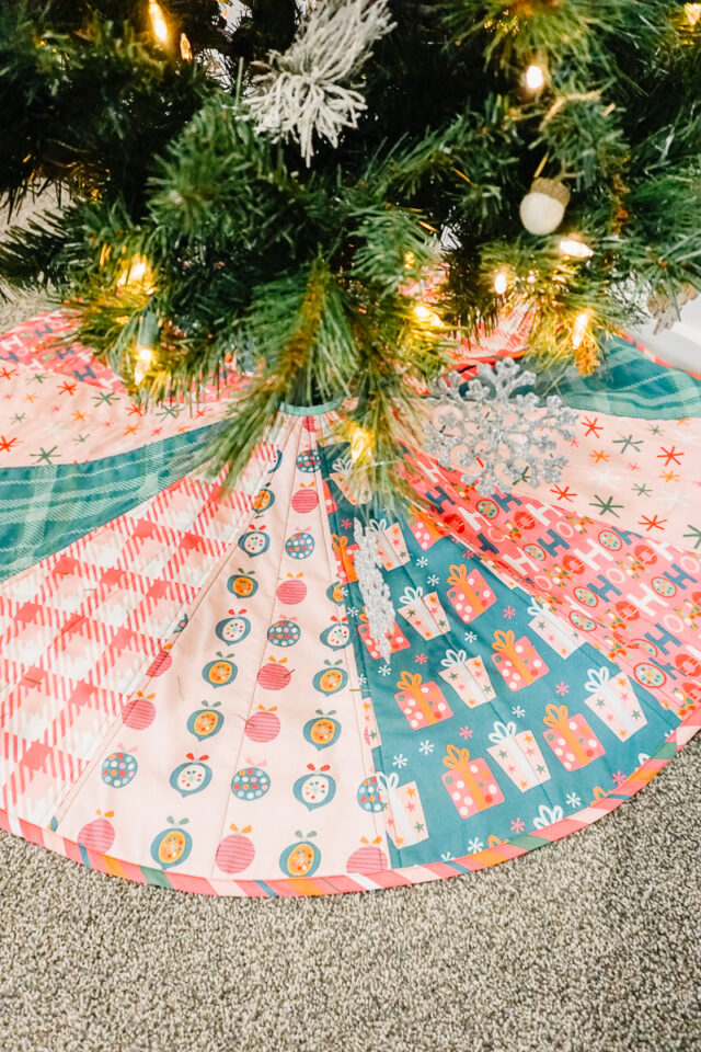 Christmas Tree Skirt Sewing Pattern • Heather Handmade