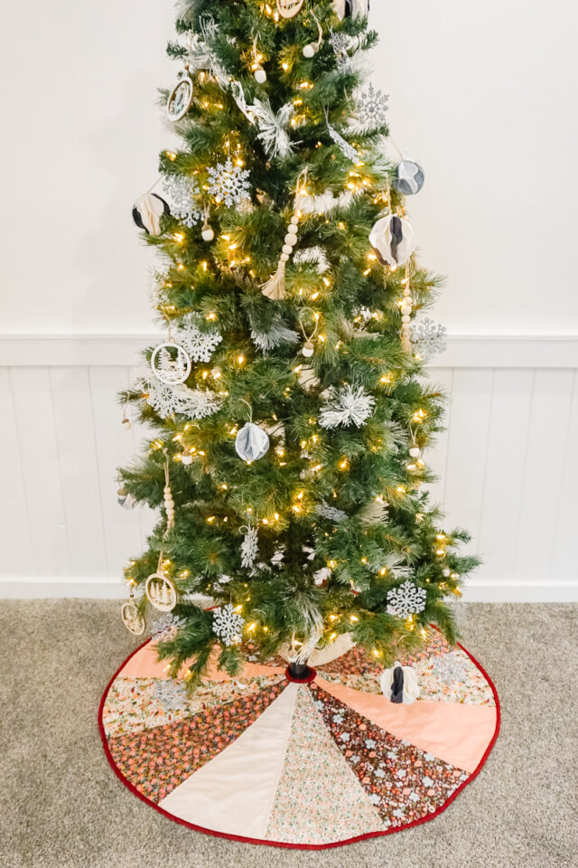 Christmas Tree Skirt Sewing Pattern • Heather Handmade