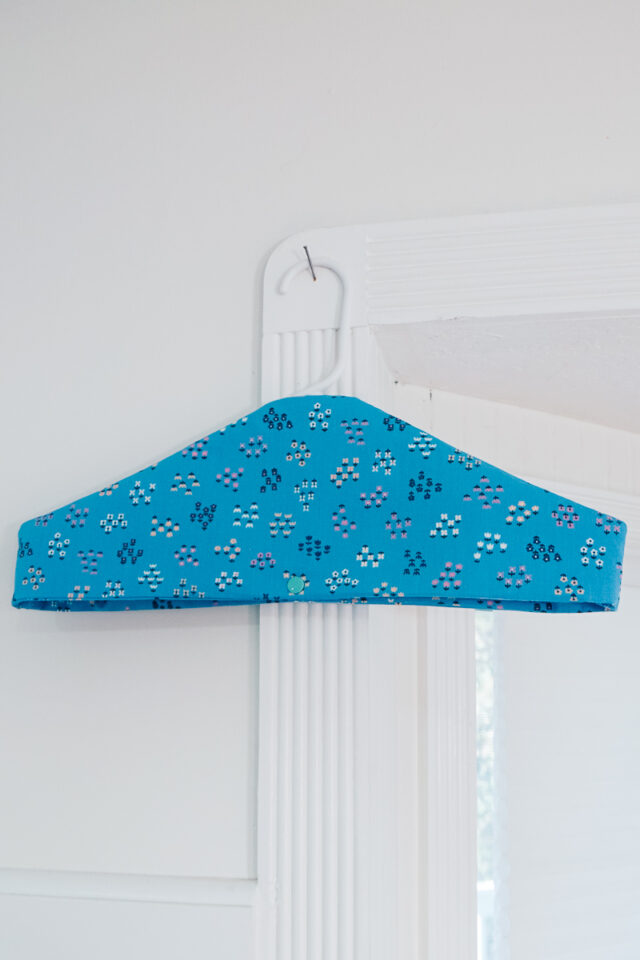 fabric hanger cover