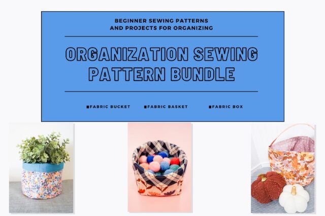 organization sewing pattern bundle