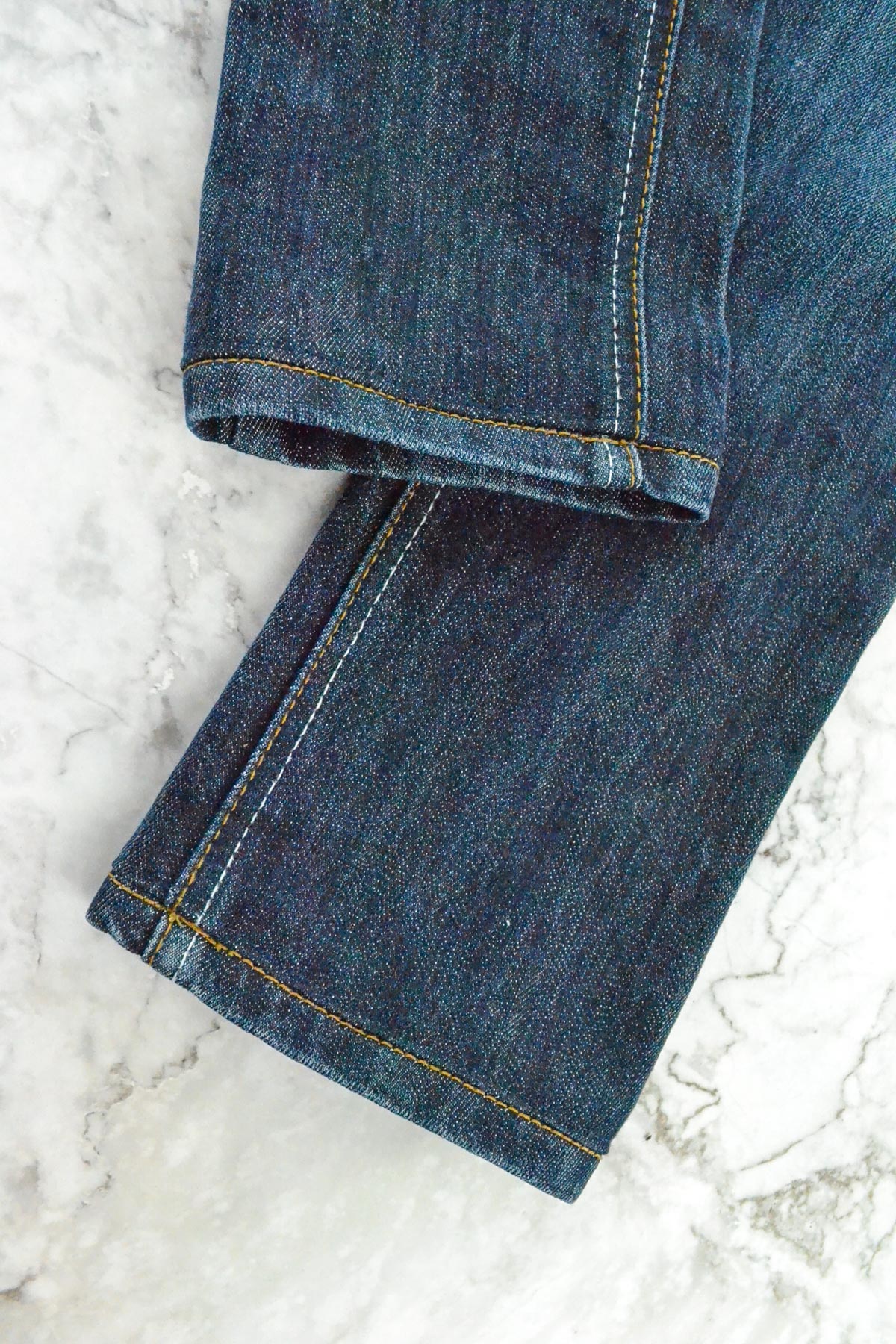 hem jeans with original hem