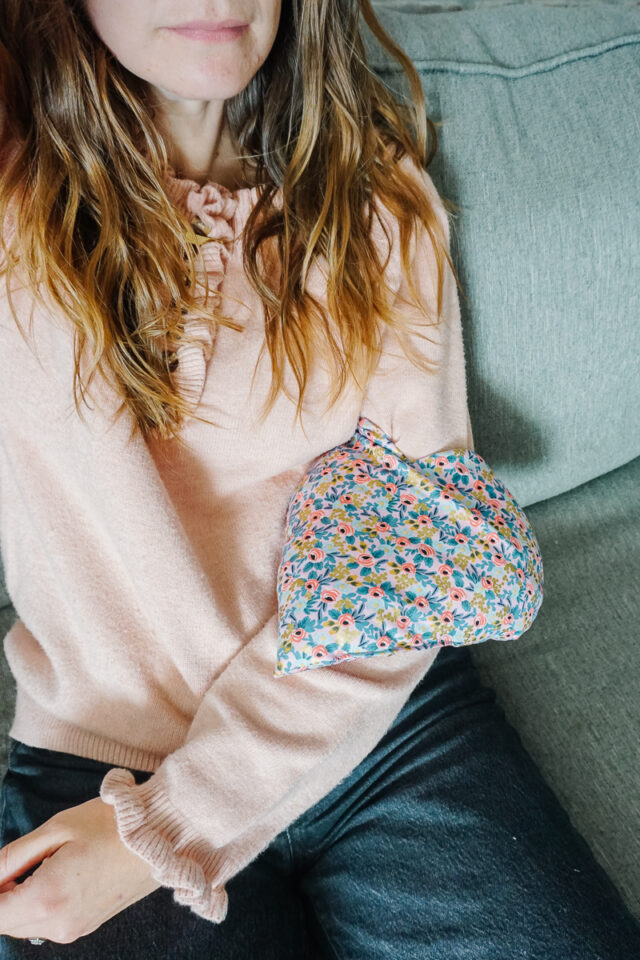 Sew a Rice Heating Pad (or Cooling!) • Heather Handmade