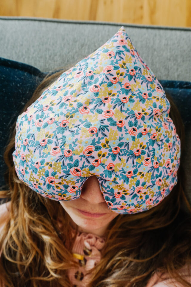 sew rice heating pad