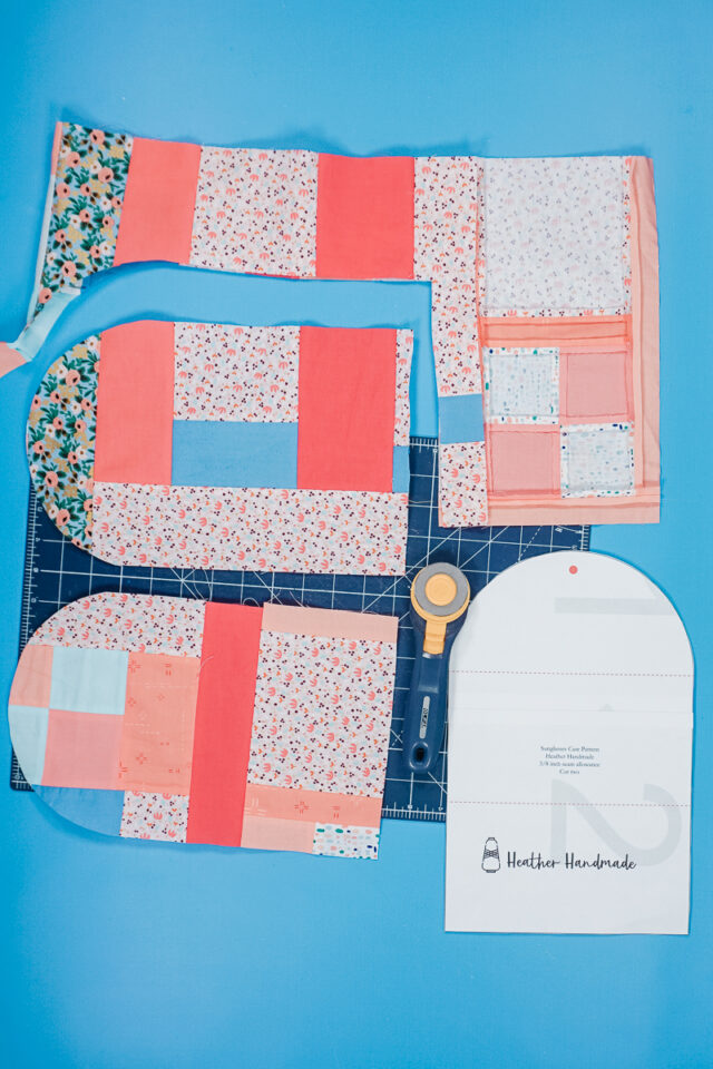 cut out patchwork fabric