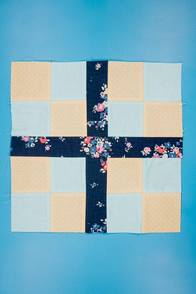 scrap fabric patchwork fabric quilt block