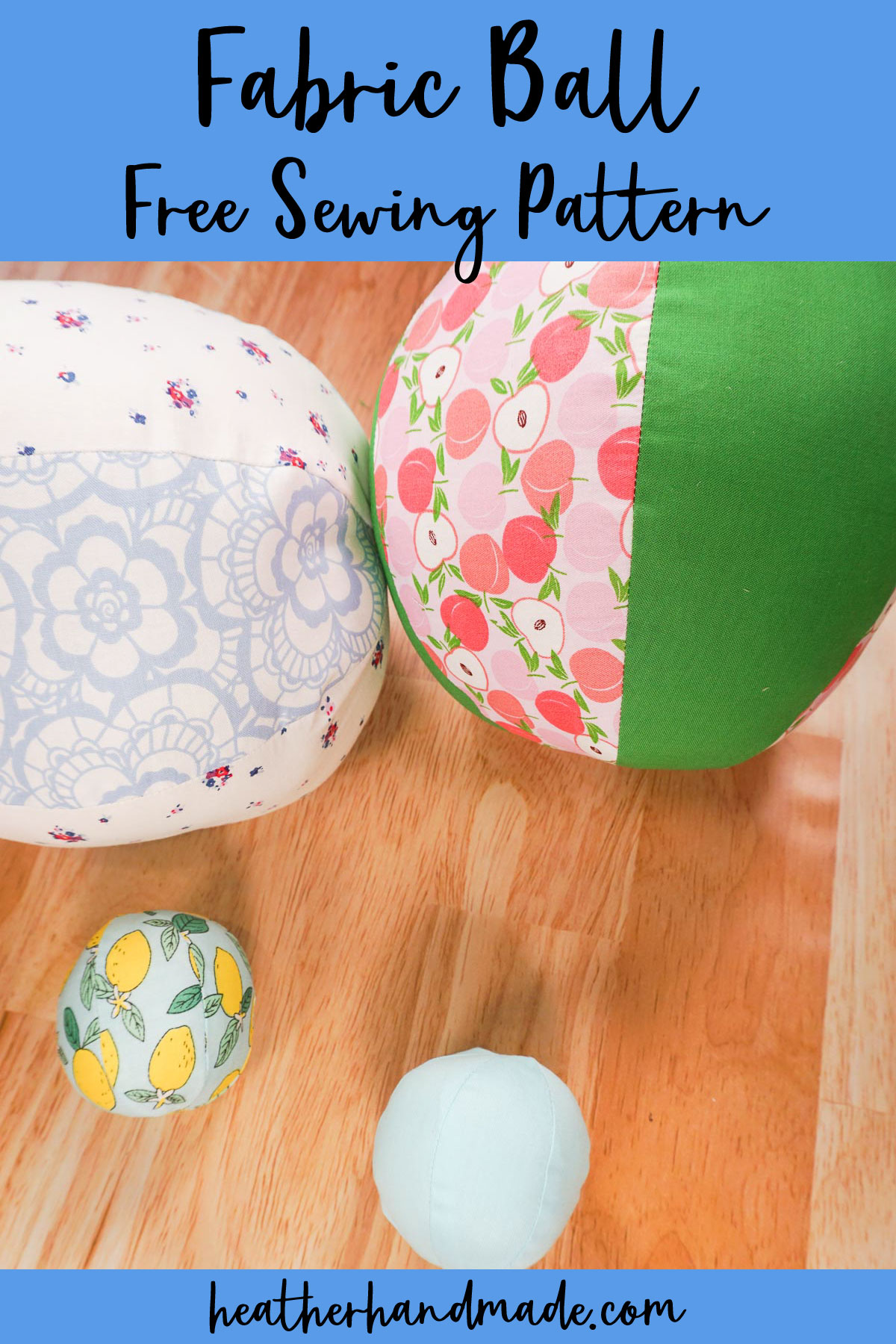 How to Sew a Ball: Free Fabric Ball Sewing Pattern