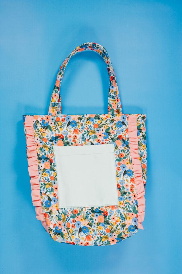 Ruffled Tote Bag Sewing Pattern