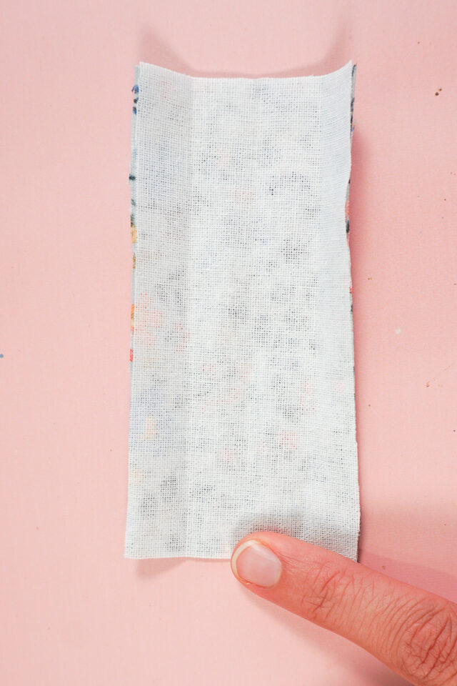 fold loop like bias binding and press