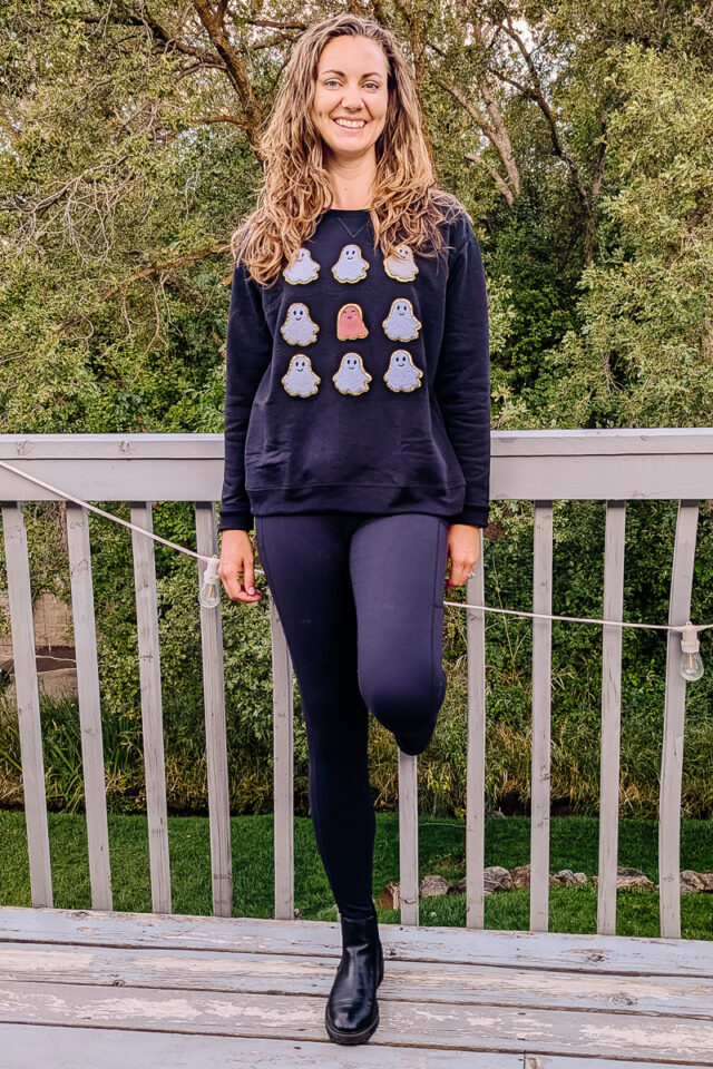DIY Halloween Sweatshirt with Patches