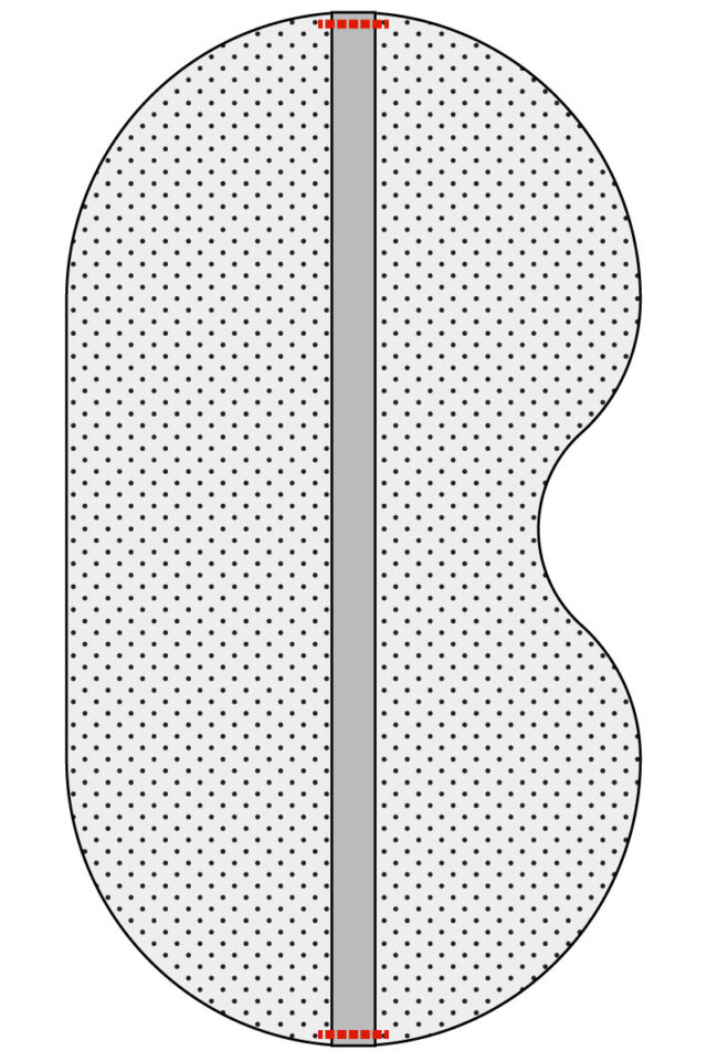 sew strap onto fabric