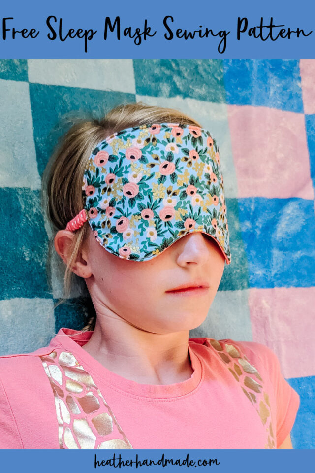 Free Sleep Mask Sewing Pattern