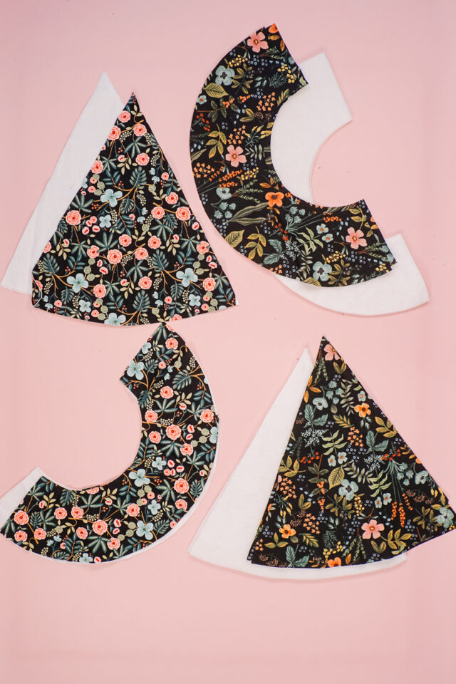 cut out witch hat pieces