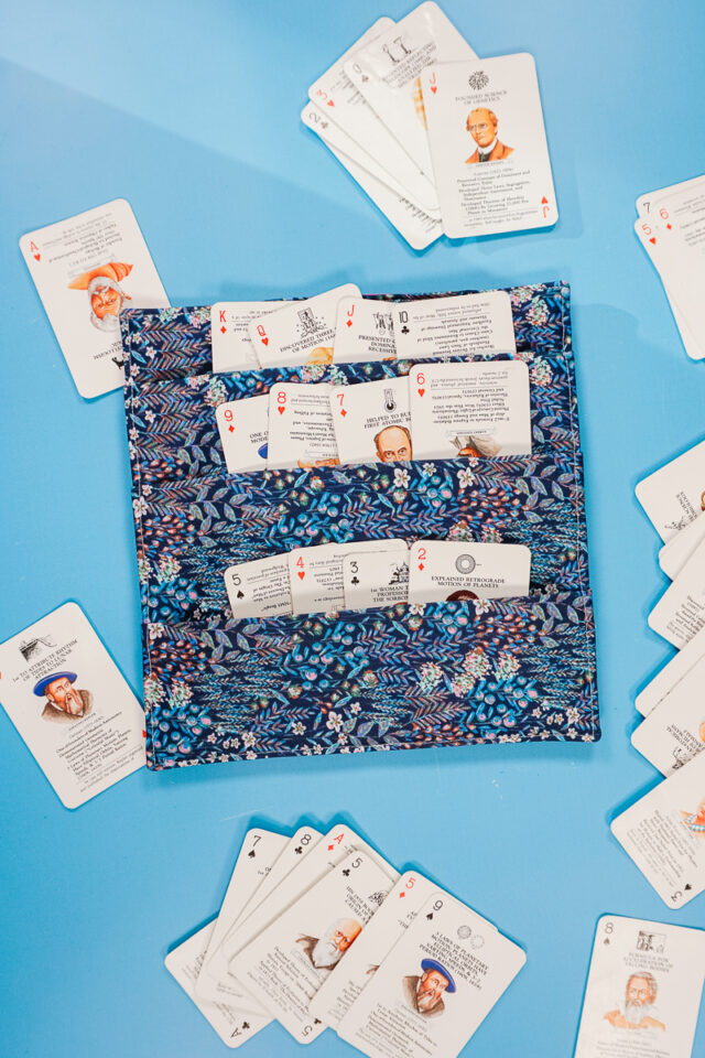 how to sew a playing card holder