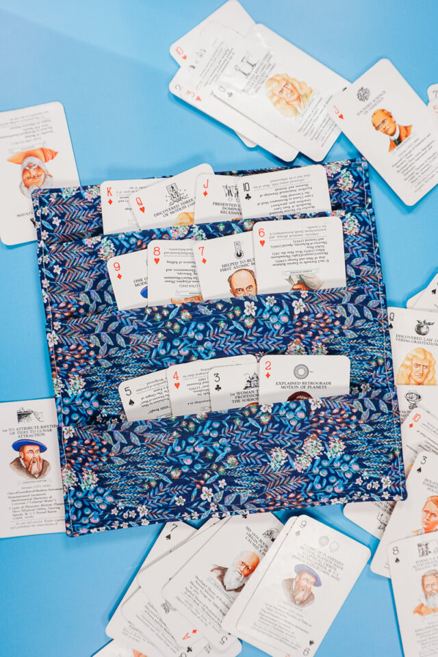 how to sew a playing card holder