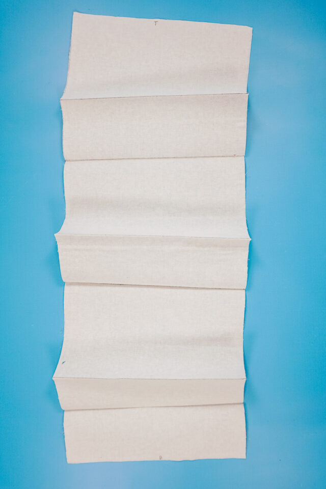 press all the folds in place
