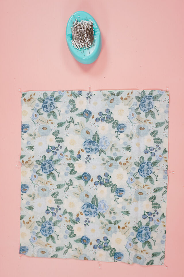 pin right sides together