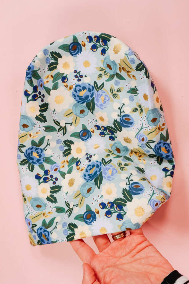 turn right side out and poke out corners