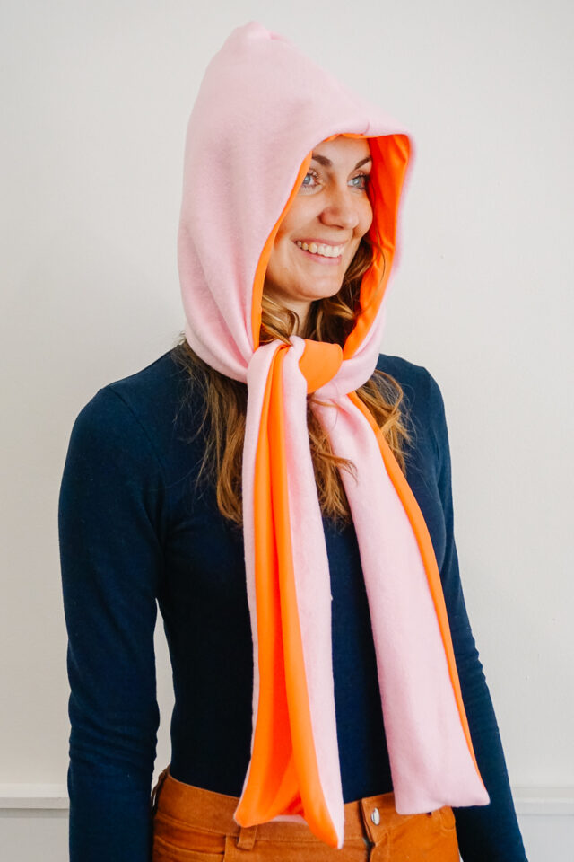 free hooded scarf sewing pattern