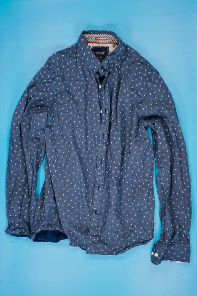 men's shirt to upcycle
