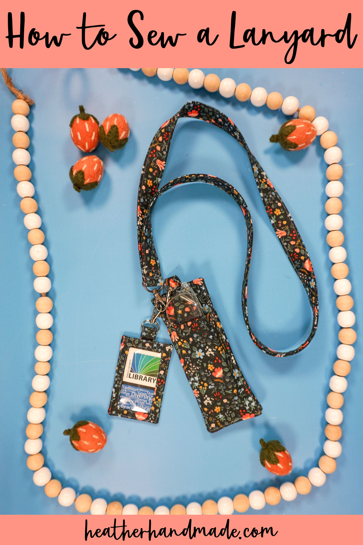 how to sew a lanyard