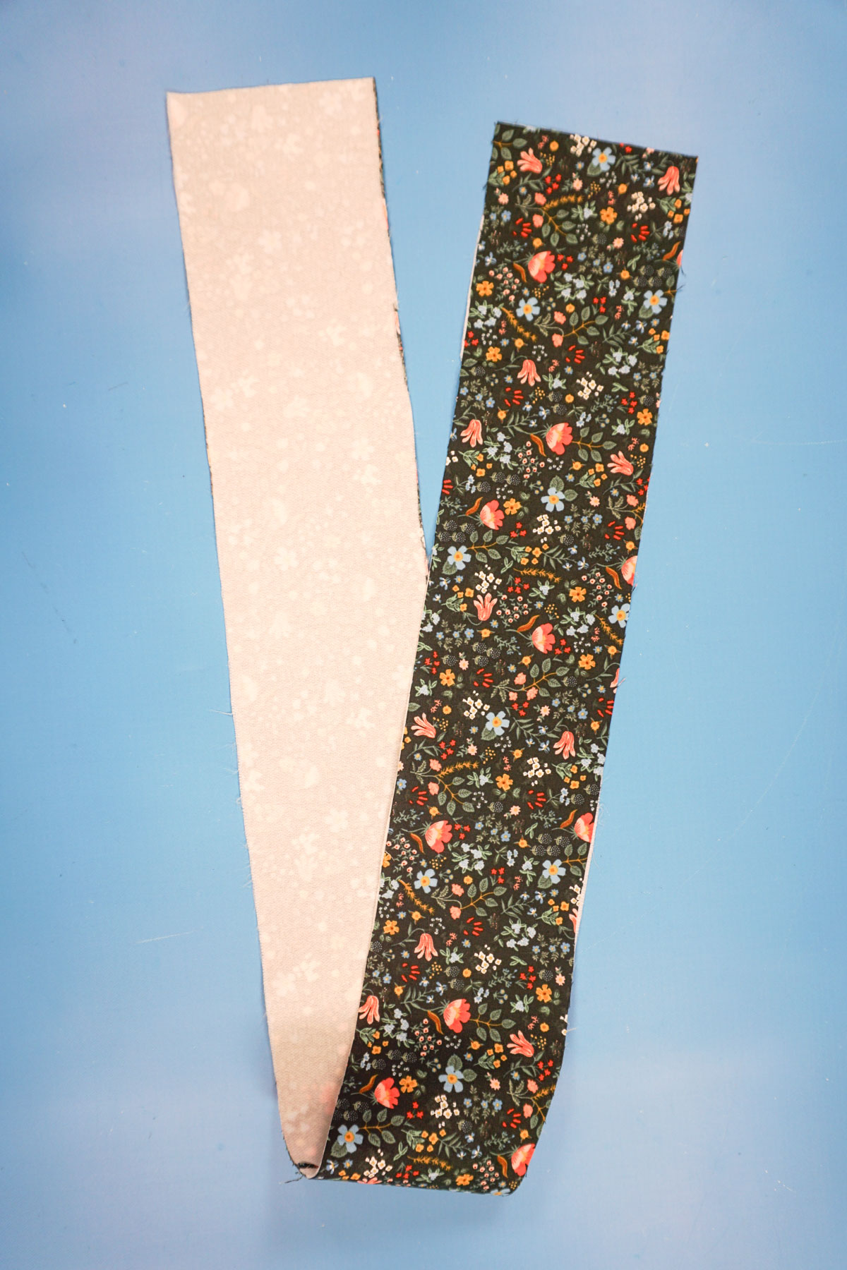 fuse interfacing to back of fabric