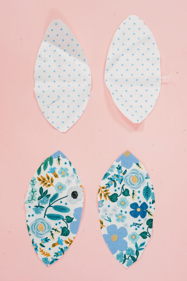 cut out four pieces