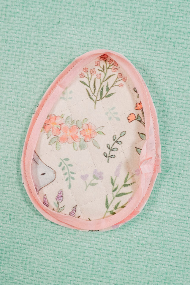 sew bias binding to back