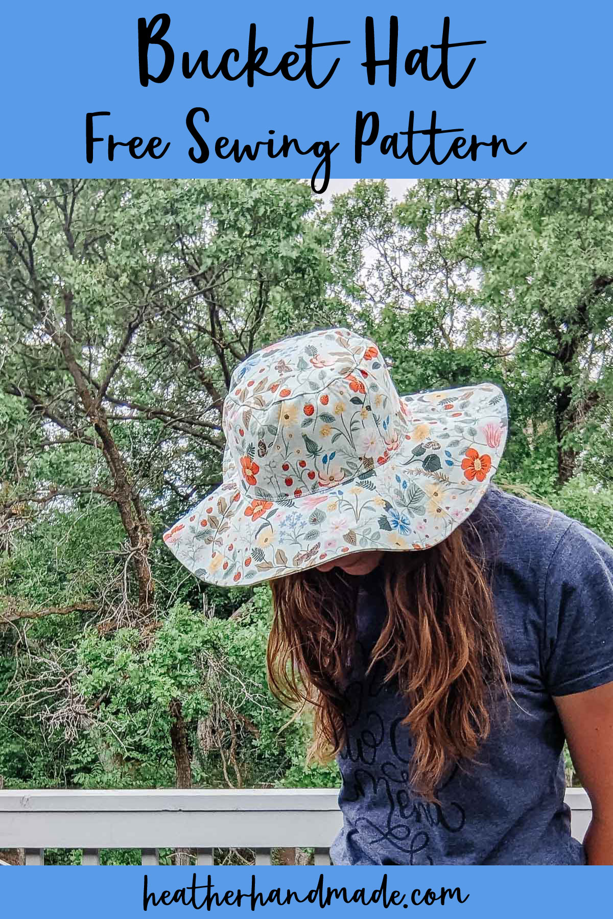 Free Bucket Hat Sewing Pattern for Summer