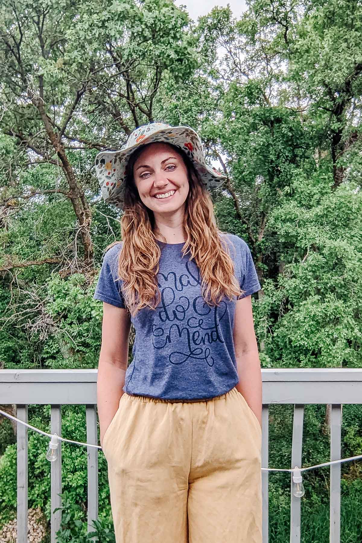 Free Bucket Hat Sewing Pattern for Summer